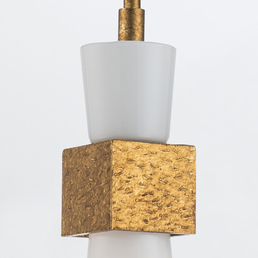 Elstead - Lampadario a stelo KRISTY 1xE27/40W/230V Ø 15,2 cm ramato