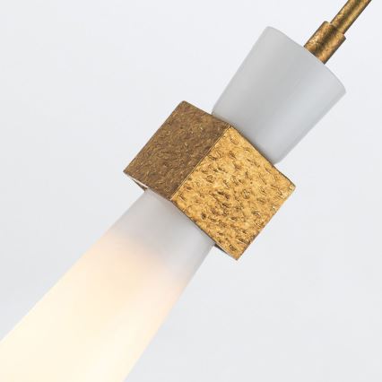 Elstead - Lampadario a stelo KRISTY 1xE27/40W/230V Ø 15,2 cm ramato
