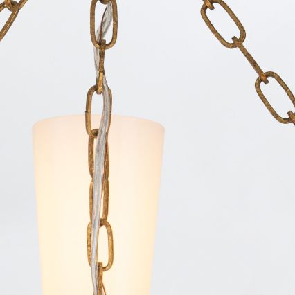 Elstead - Lampadario a stelo KRISTY 3xE27/40W/230V rame
