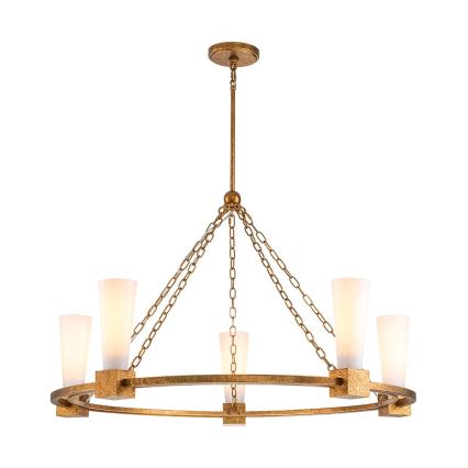 Elstead - Lampadario a stelo KRISTY 5xE27/40W/230V ramato