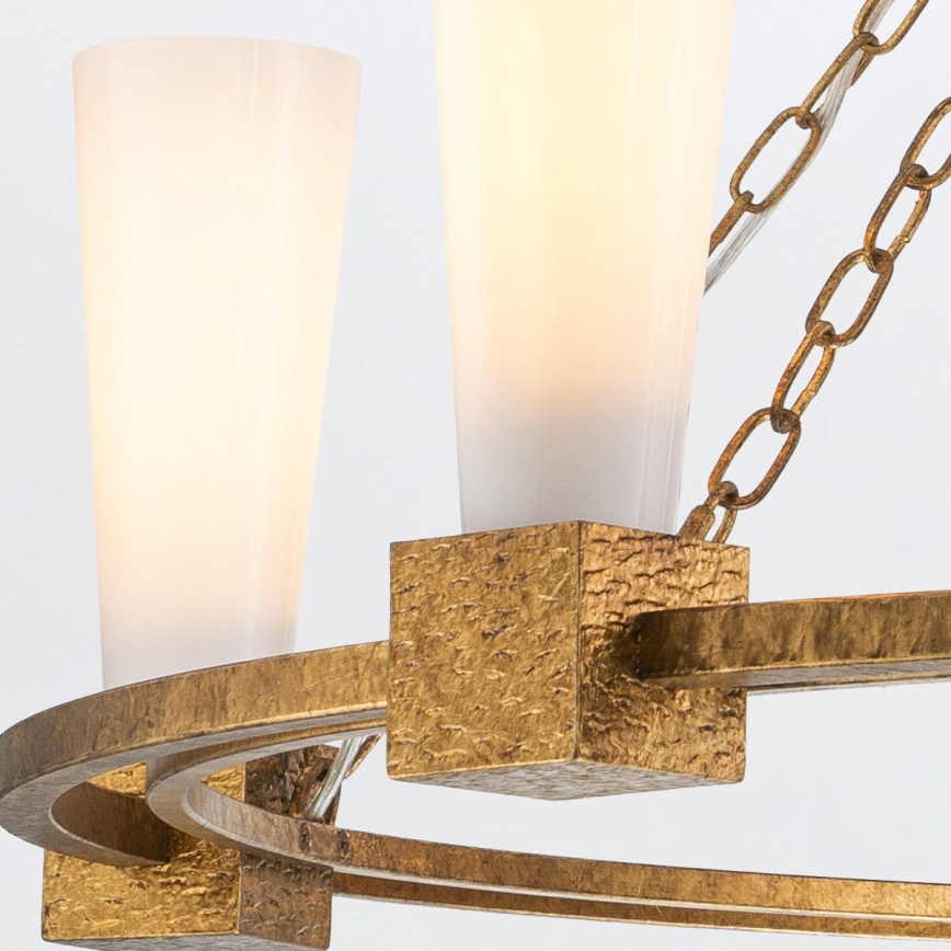 Elstead - Lampadario a stelo KRISTY 5xE27/40W/230V ramato
