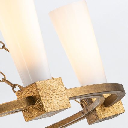 Elstead - Lampadario a stelo KRISTY 5xE27/40W/230V ramato