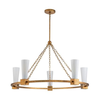 Elstead - Lampadario a stelo KRISTY 5xE27/40W/230V ramato