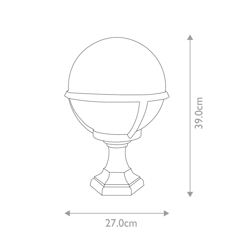 Elstead - Lampada da esterno GLENBEIGH 1xE27/100W/230V IP44