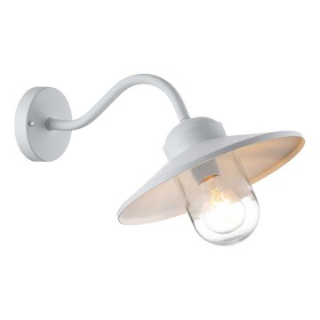 Elstead - Lampada da parete da esterno KLAMPENBORG 1x E27/60W/230V IP44 bianca