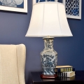 Elstead - Lampada da tavolo BLU HEX 1xE27/60W/230V