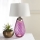 Elstead - Lampada da tavolo LED LENA 1xE27/40W/230V + 1xGU10/7W 74 cm rosa/bianco