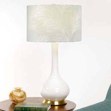 Elstead - Lampada da tavolo MILO 1xE27/60W/230V grigio
