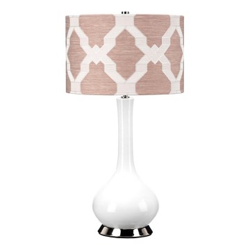 Elstead - Lampada da tavolo MILO 1xE27/60W/230V rosa