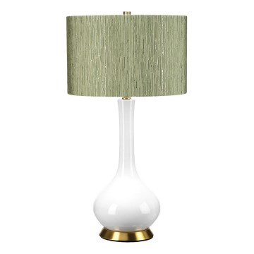 Elstead - Lampada da tavolo MILO 1xE27/60W/230V verde
