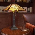 Elstead - Lampada da tavolo Tiffany STEPHEN 2xE27/60W/230V