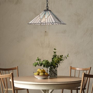 Elstead - Lampadario a catena ALDERLEY 1xE27/60W/230V