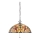 Elstead - Lampadario a catena Tiffany KAMI 3xE27/60W/230V