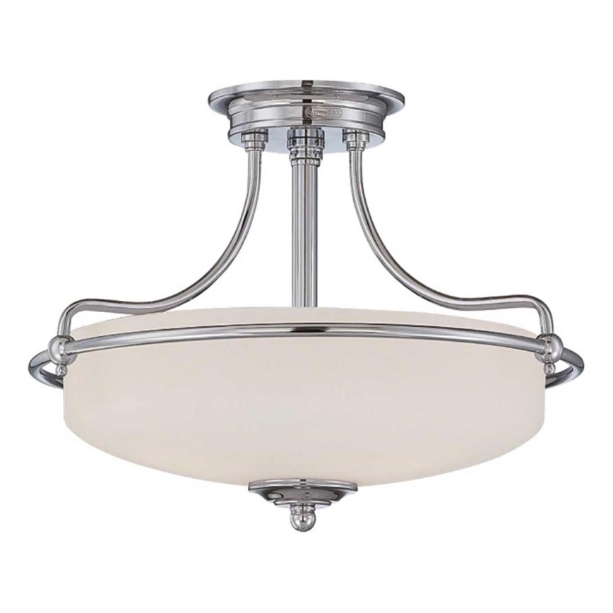 Elstead - Lampadario a plafone GRIFFIN 3xE27/100W/230V cromo lucido
