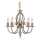 Elstead - Lampadario a sospensione con catena ARTISAN 5xE14/60W/230V