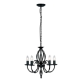 Elstead - Lampadario a sospensione con catena ARTISAN 5xE14/60W/230V
