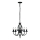 Elstead - Lampadario a sospensione con catena ARTISAN 5xE14/60W/230V