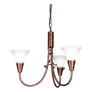 Elstead - Lampadario a sospensione con catena EMILY 3xE14/40W/230V