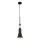 Elstead - Lampadario a sospensione con filo ETOILE 1xE27/60W/230V diametro 13,3 cm nero