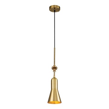 Elstead - Lampadario a sospensione con filo ETOILE 1xE27/60W/230V diametro 13,3 cm oro