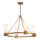 Elstead - Lampadario a stelo KRISTY, 4xE27/40W/230V, finitura rame