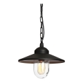 Elstead - Lampadario da esterno a sospensione con catena KLAMPENBORG 1xE27/60W/230V IP44