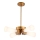 Elstead - Lampadario KRISTY su asta 4xE27/40W/230V in rame