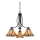 Elstead - Lampadario Tiffany ASHEVILLE a catena 3xE27/60W/230V