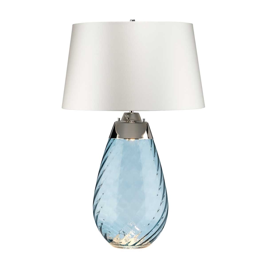 Elstead - Lampada da tavolo LED LENA 1xE27/40W/230V + 1xGU10/7W 74 cm blu/bianco