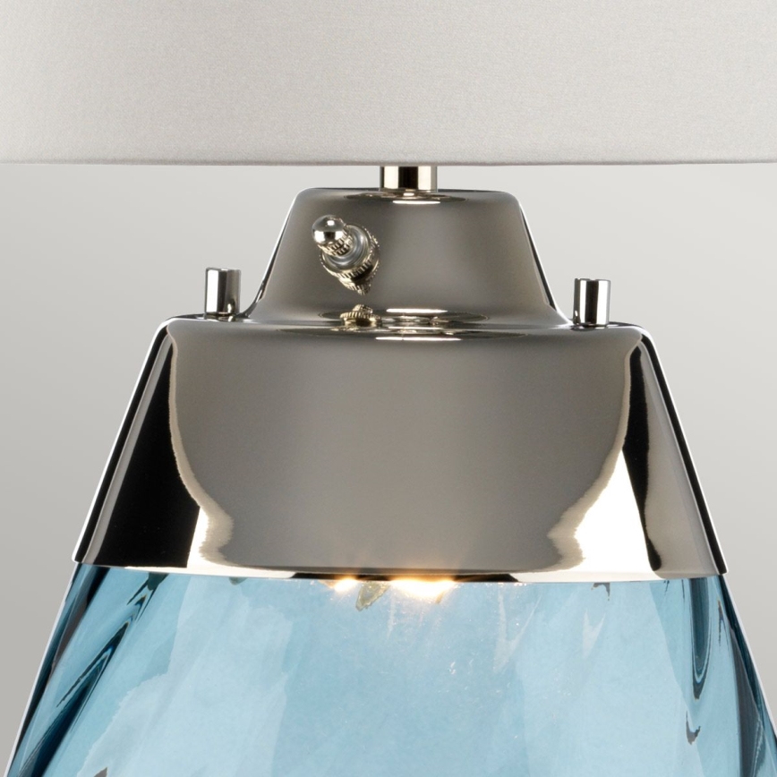 Elstead - Lampada da tavolo LED LENA 1xE27/40W/230V + 1xGU10/7W 74 cm blu/bianco