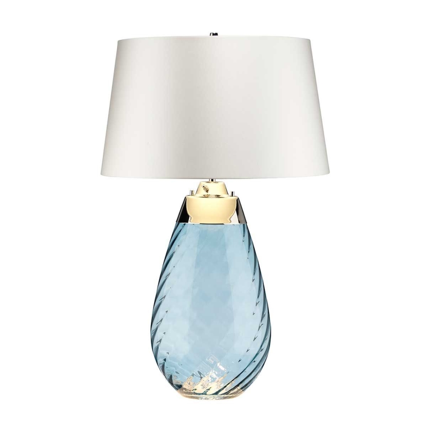 Elstead - Lampada da tavolo LED LENA 1xE27/40W/230V + 1xGU10/7W 74 cm blu/bianco