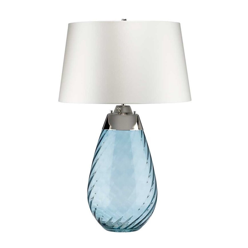 Elstead - Lampada da tavolo LED LENA 1xE27/40W/230V + 1xGU10/7W 74 cm blu/bianco