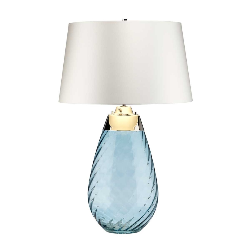 Elstead - Lampada da tavolo LED LENA 1xE27/40W/230V + 1xGU10/7W 74 cm blu/bianco