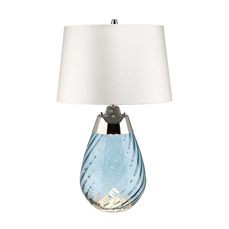 Elstead - Lampada da tavolo LED LENA 1xE27/60W/230V + 1xGU10/7W 60,5cm blu/bianco