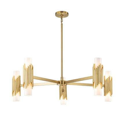 Elstead - Lampadario a stelo MARVELE 10xE14/40W/230V dorato