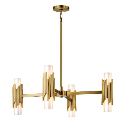 Elstead - Lampadario a stelo MARVELE 8xE14/40W/230V finitura oro