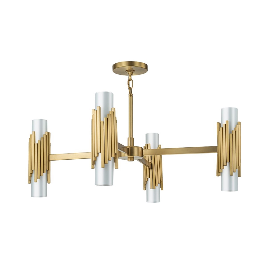 Elstead - Lampadario a stelo MARVELE 8xE14/40W/230V finitura oro