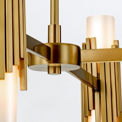 Elstead - Lampadario a stelo MARVELE 8xE14/40W/230V finitura oro