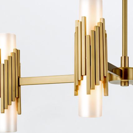 Elstead - Lampadario a stelo MARVELE 8xE14/40W/230V finitura oro