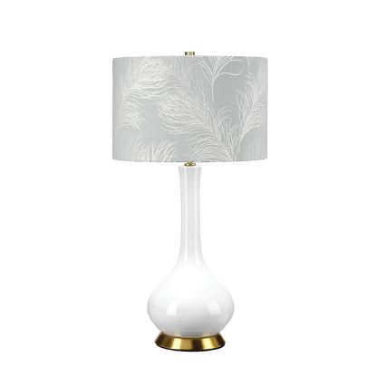 Elstead - Lampada da tavolo MILO 1xE27/60W/230V grigio