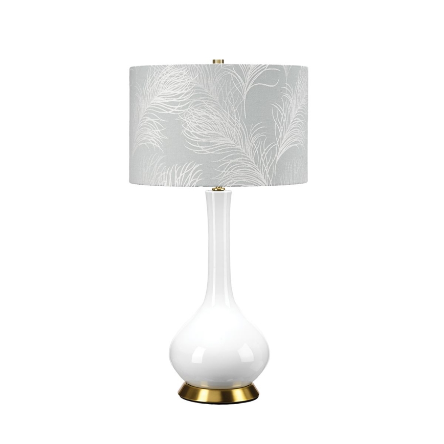 Elstead - Lampada da tavolo MILO 1xE27/60W/230V grigio