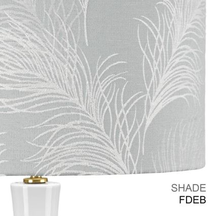 Elstead - Lampada da tavolo MILO 1xE27/60W/230V grigio