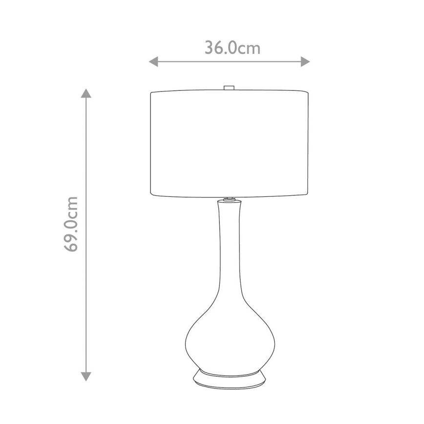 Elstead - Lampada da tavolo MILO 1xE27/60W/230V beige