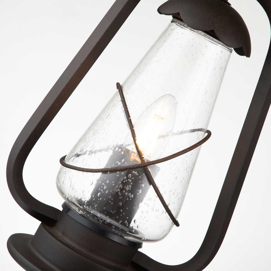 Elstead - Lampada a sospensione da esterno con catena MINERS 1xE27/60W/230V IP44 bronzo