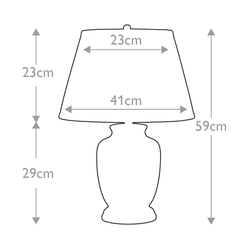Elstead - Lampada da tavolo MORRIS 1xE27/60W/230V