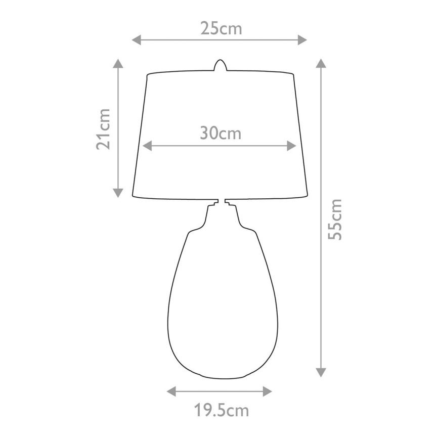 Elstead - Lampada da tavolo NEWHAM 1xE27/60W/230V