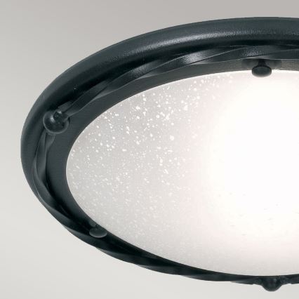 Elstead - Plafoniera PEMBROKE 1xE27/60W/230V nero
