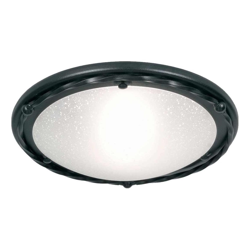 Elstead - Plafoniera PEMBROKE 1xE27/60W/230V nero
