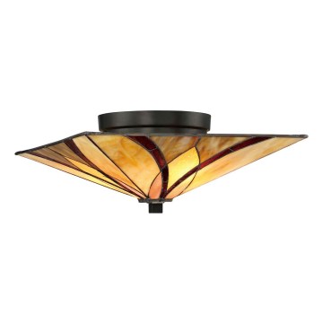Elstead - Plafoniera Tiffany ASHEVILLE 2xE27/60W/230V