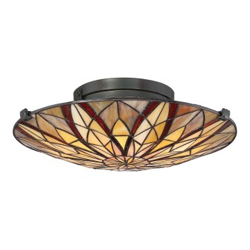 Elstead - Plafoniera Tiffany VICTORY 2xE27/60W/230V
